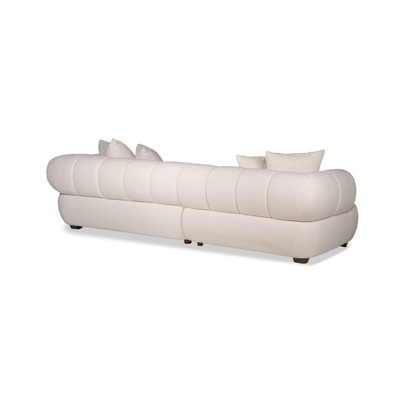 Sofá wave blanco 4 plazas 283x96x67cm