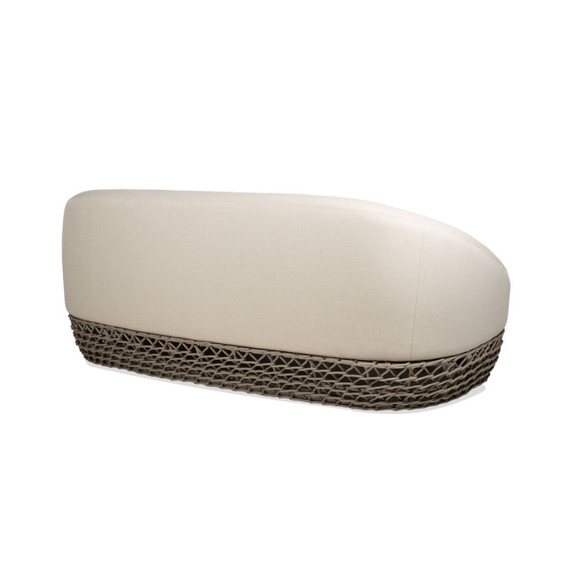 Sofá Lito de 3 plazas con brazos para exterior 220x90x71 cm