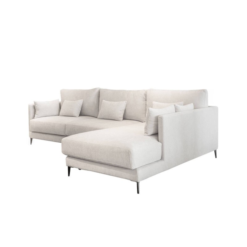 Nasera Funny Right Chaise Longue Sofa in Fabric, 296x92 cm