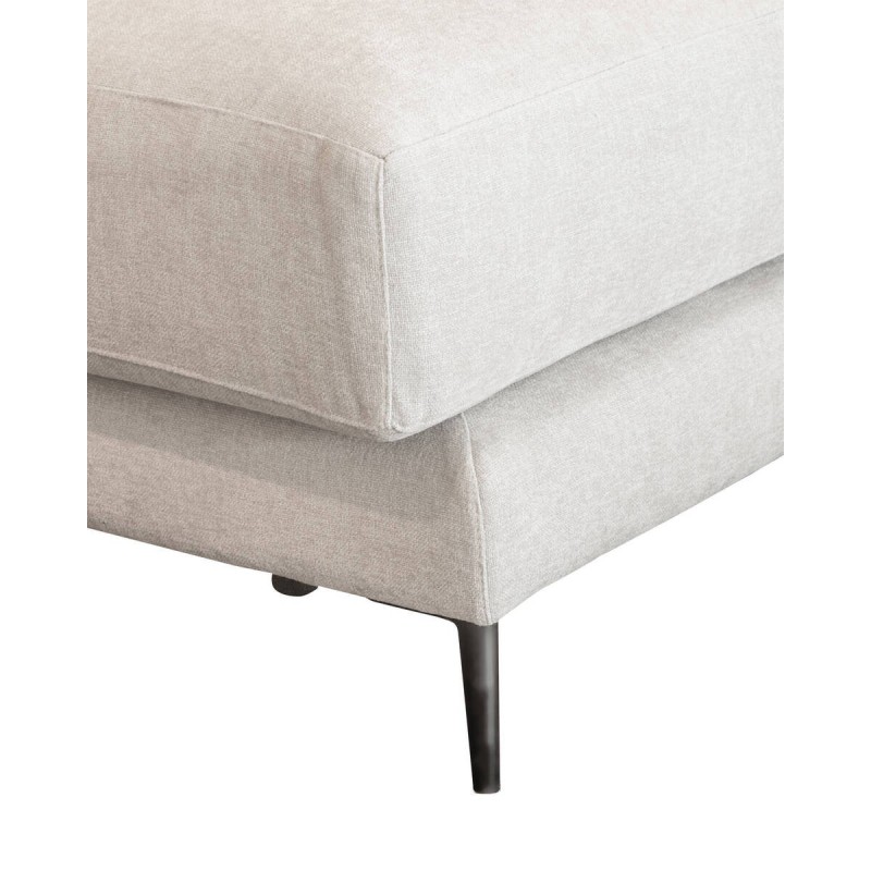 Sofá Funny chaise longue derecho en tela Nasera 296x92 cm