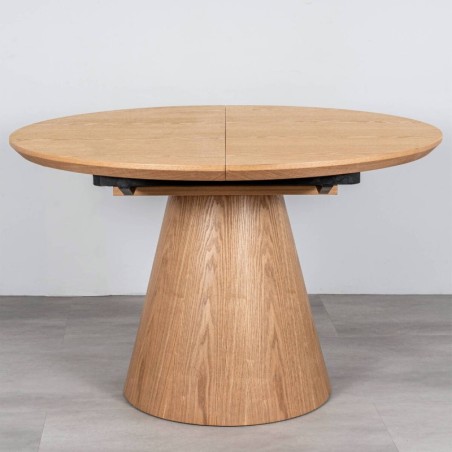 Mesa Comedor Lena Fresno Extensible 120-160 | Muebles Benítez