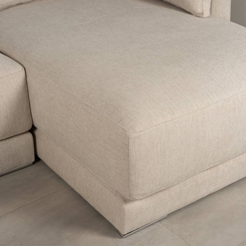 Sofá Gala beige con Chaise Longue 290cm