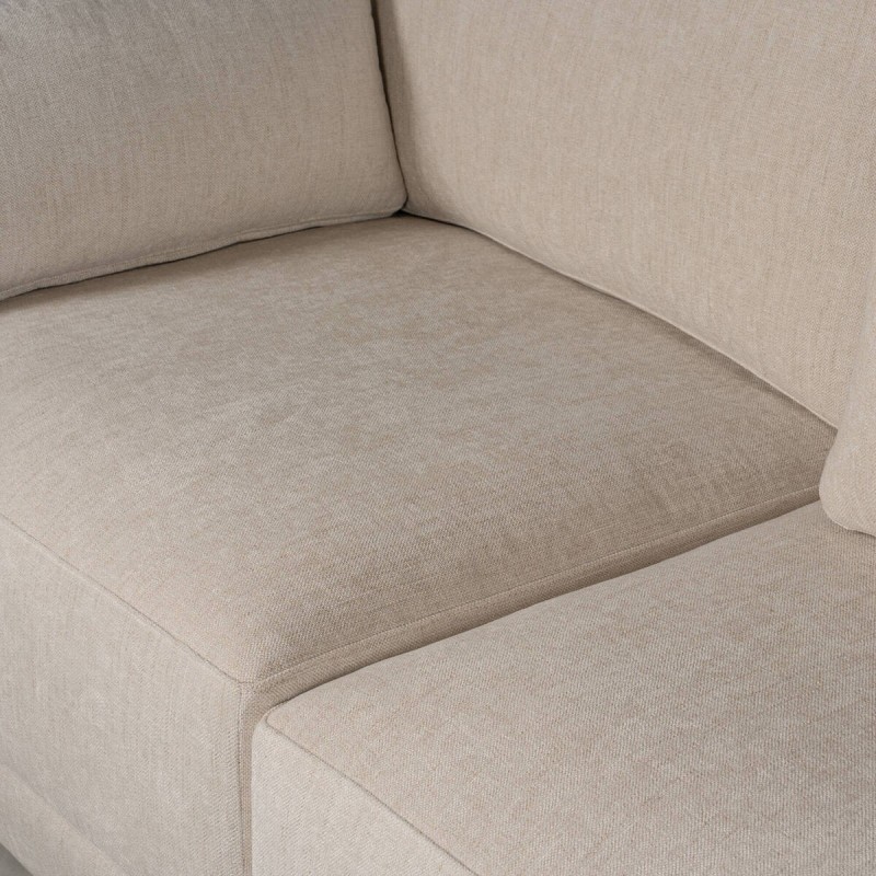 Sofá Gala beige con Chaise Longue 290cm