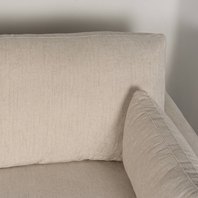 Sofá Gala beige con Chaise Longue 290cm