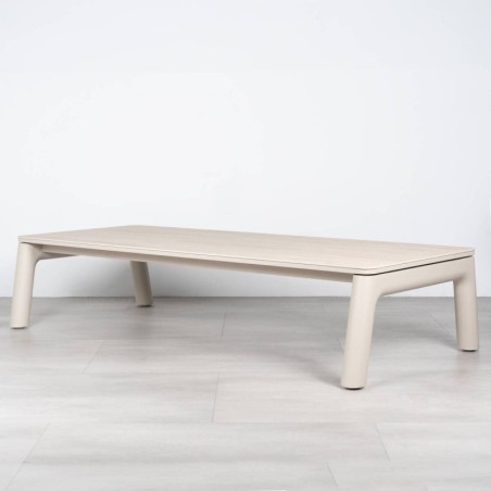 Mesa Centro Terraza Cuanza Cerámica Beige Arena 180cm | Muebles Benítez