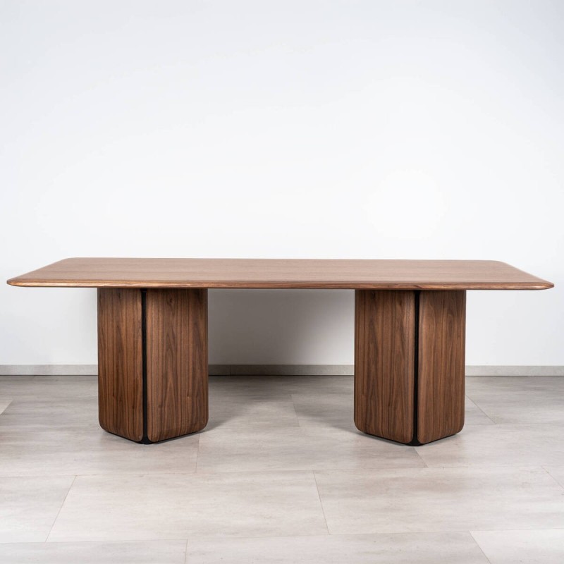 Mesa de Comedor Rectangular Nogal Teresa de Dos Patas 220cm
