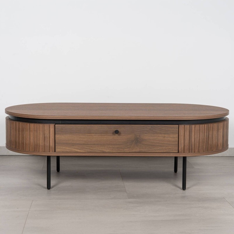 Mesa Centro Duna Melamina Nogal | Muebles Benítez