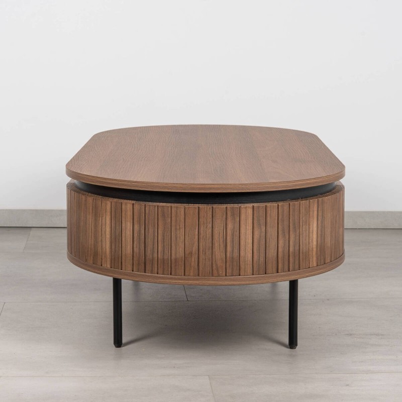 Mesa Centro Duna Melamina Nogal | Muebles Benítez