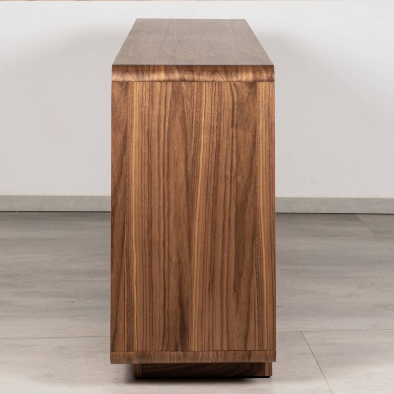 Aria Sideboard in Walnut Veneer with 3 Doors 180 cm