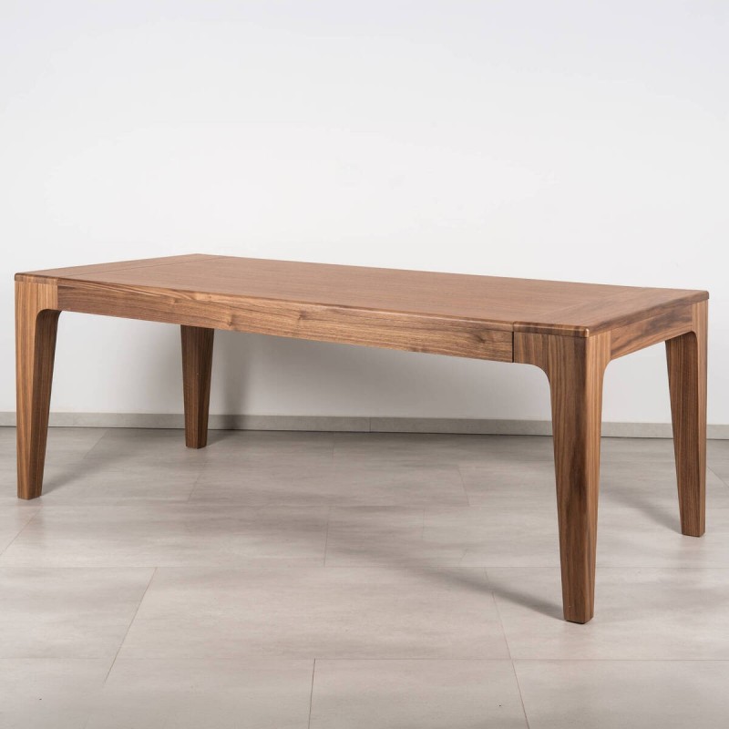 Isar Extendable Walnut Veneer Dining Table 200-300cm