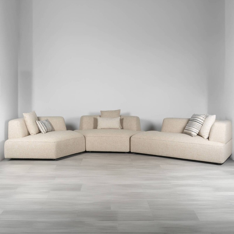 Sofá modular rinconera Nuba beige 500 cm