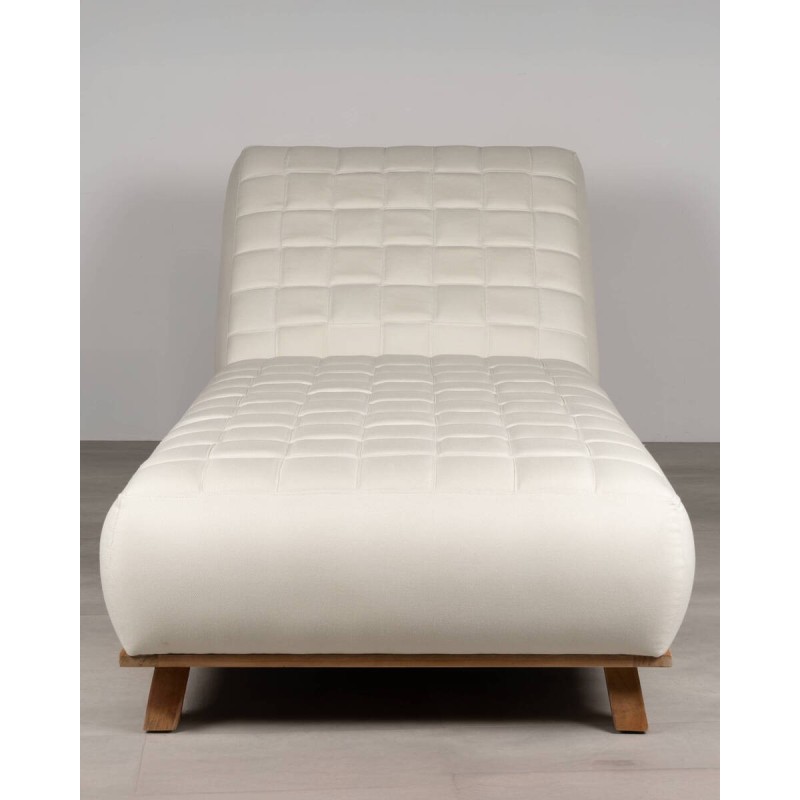 Icon Lounger with teak legs 213 x 89 x 41 cm