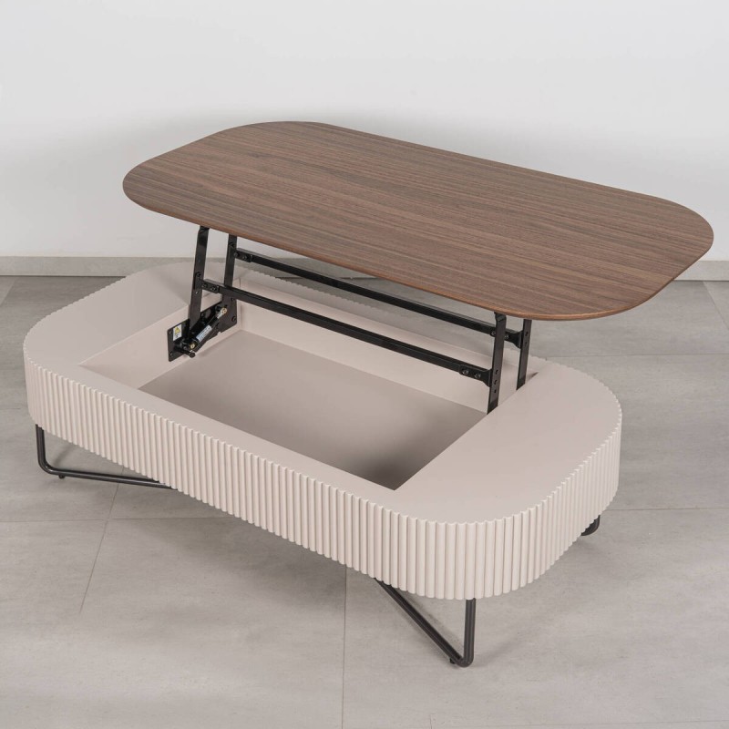 Mesa de centro elevable Ondare 120x60 cm | Muebles Benítez