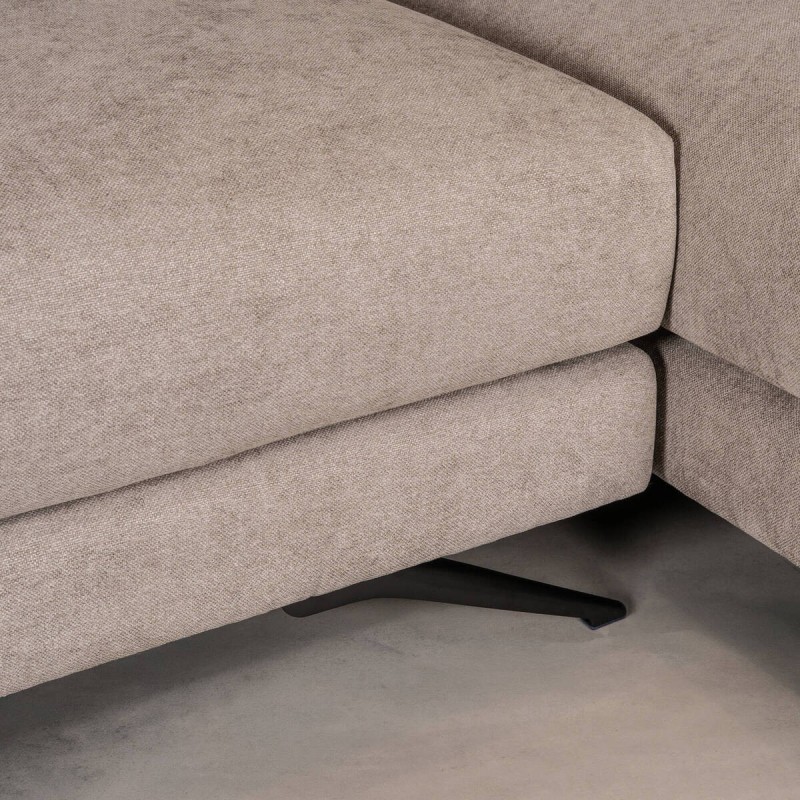 Sofá Mercury Chaiselongue Derecha en tejido Beige Piedra 310 cm