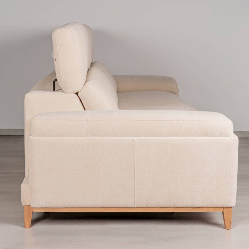 Sofá Deslizante Sense 3 Plazas en Crema 280 cm