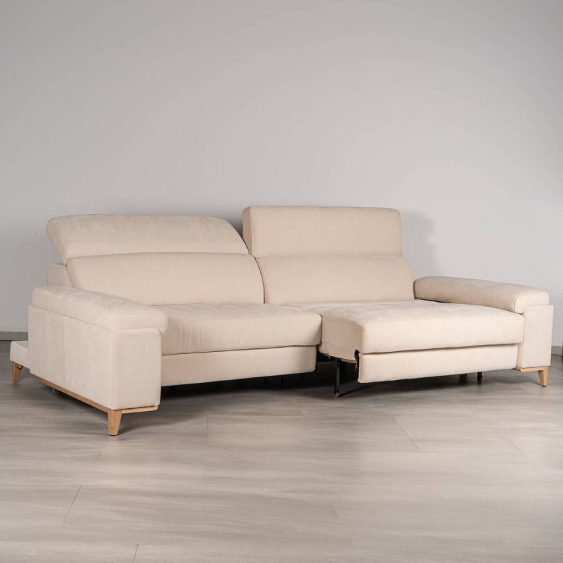 Sofá Deslizante Sense 3 Plazas en Crema 280 cm