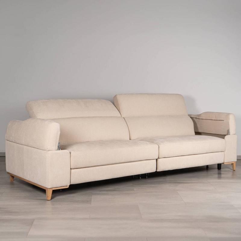 Sense 3-Seater Sliding Sofa in Cream 280 cm