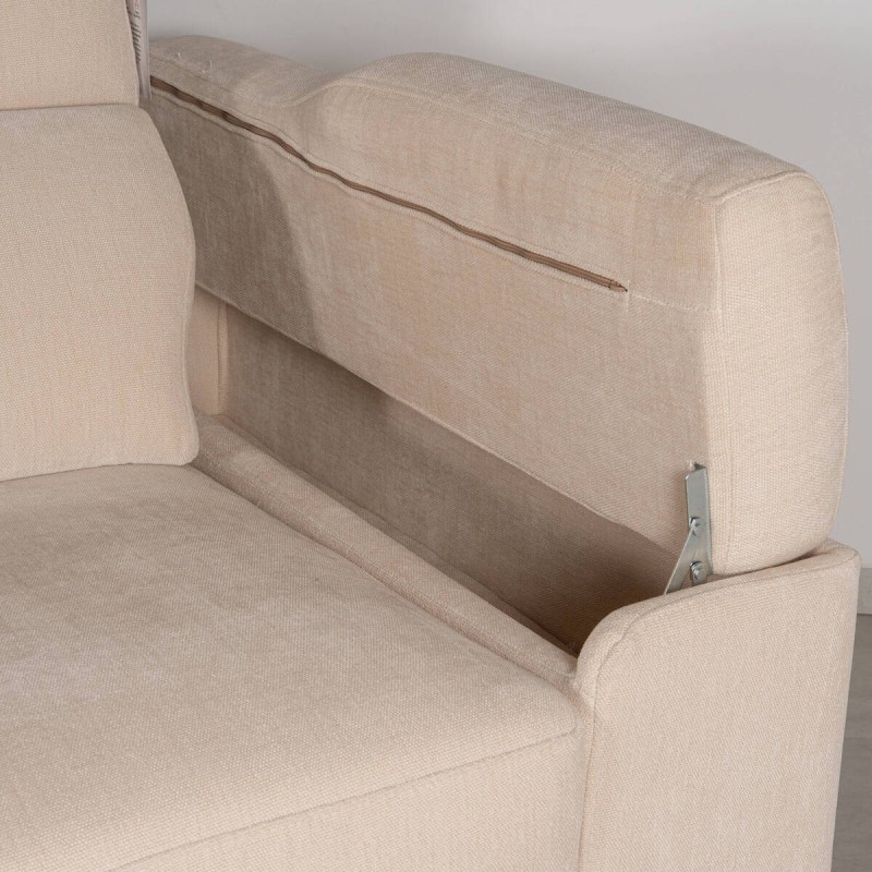 Sense 3-Seater Sliding Sofa in Cream 280 cm
