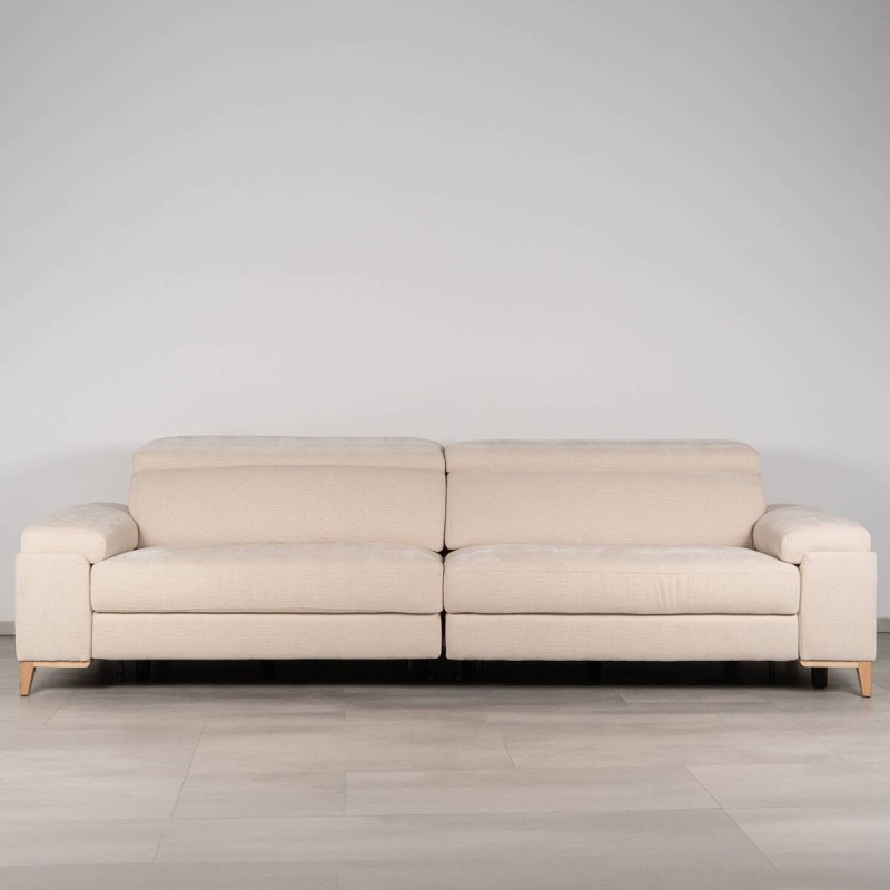 Sense 3-Seater Sliding Sofa in Cream 280 cm