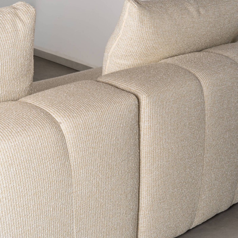 Sofá Modular Doze Tapizado Beige Arena | Muebles Benítez