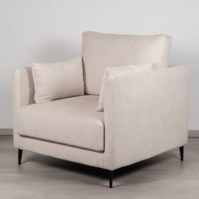 Sillón Funny Tapizado Beige Claro | Muebles Benítez