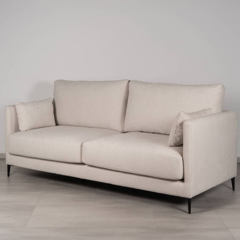 Sofá 3 Plazas Funny Beige Claro | Muebles Benítez