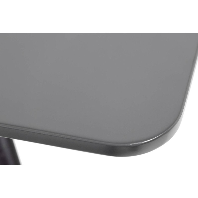 Mesa de comedor rectangular mdf gris patas polietileno 120x80x75cm