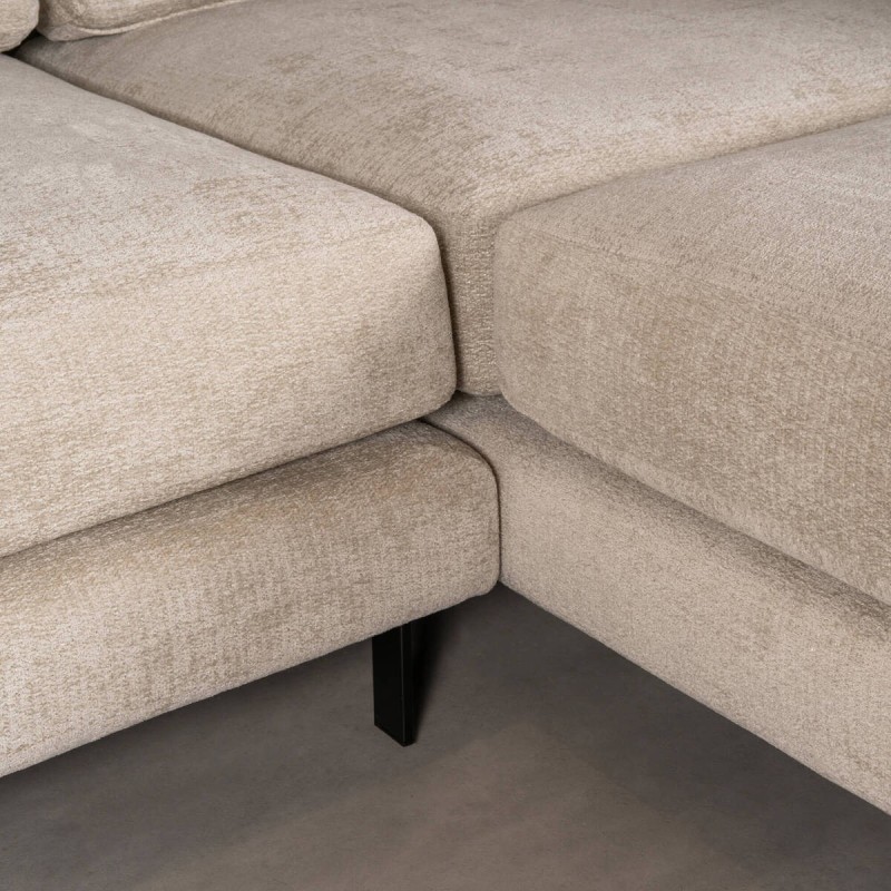Sofá Chaise Longue Queen Derecha Beige Arena | Muebles Benítez