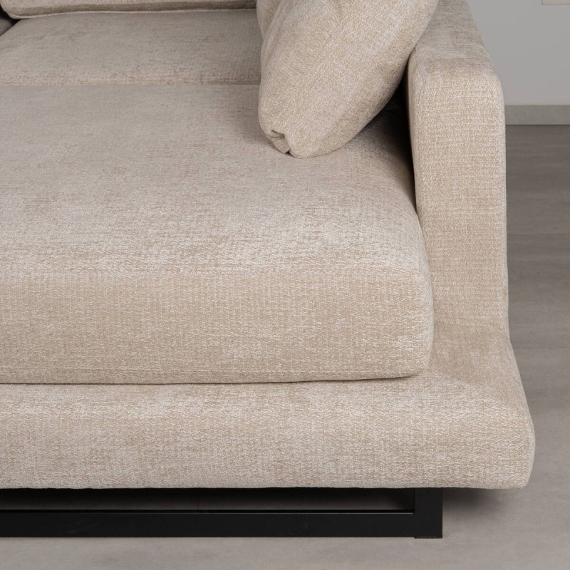 Sofá Chaise Longue Queen Derecha Beige Arena | Muebles Benítez