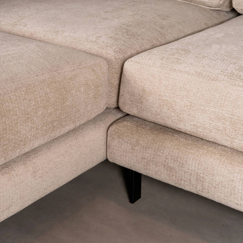 Sofá Chaise Longue Queen Izquierda Beige Arena | Muebles Benítez