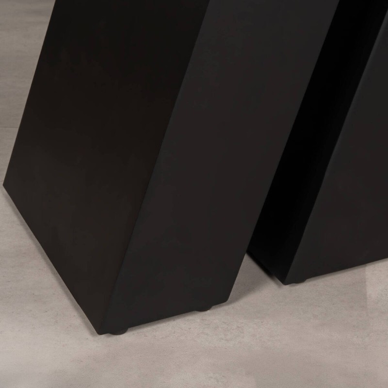 Mesa de comedor Quercus de acacia con canto orgánico 200x100 cm | Muebles Benítez