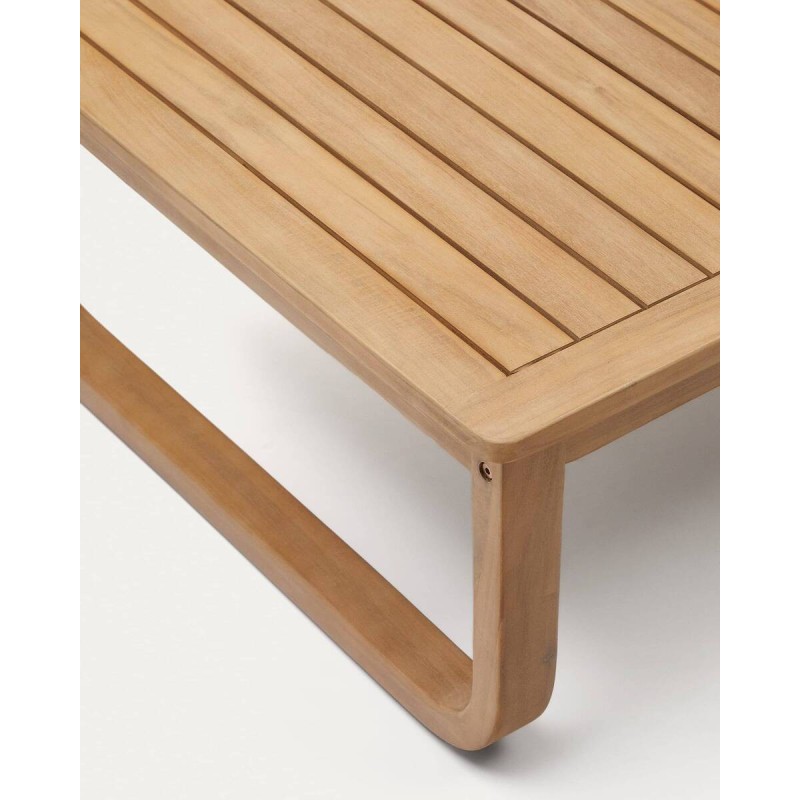 Set vellana sofá 3 plazas, 2 sillones y mesa de centro madera maciza acacia