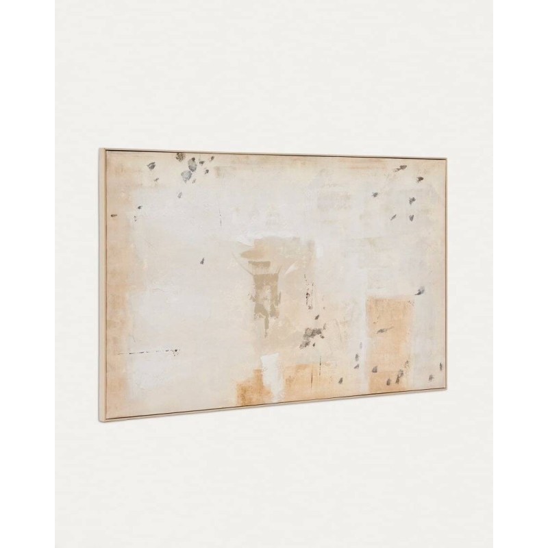 Cuadro Silpa beige 120x200 cm – Decoración con relieves | Muebles Benítez