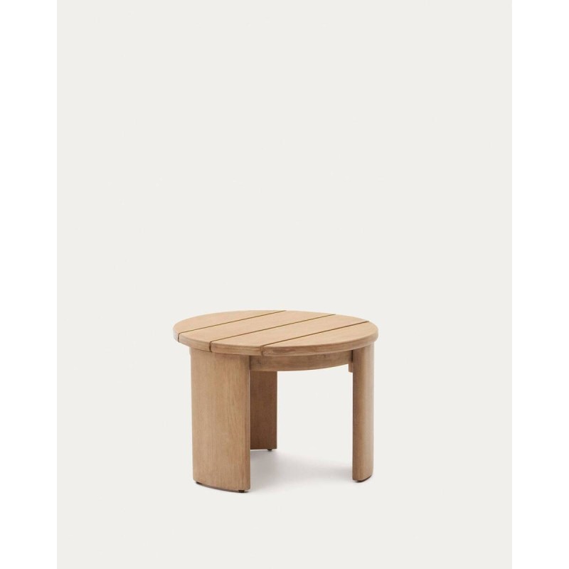 Mesa auxiliar xoriguer de madera de eucalipto 64cm