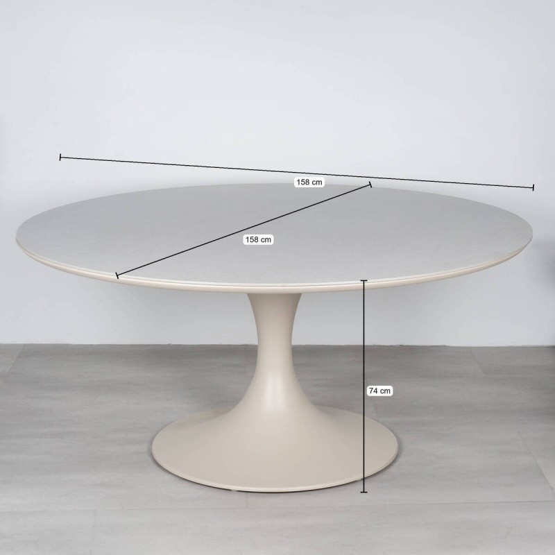 Mesa Comedor Exterior Ragusa Redonda | Muebles Benítez