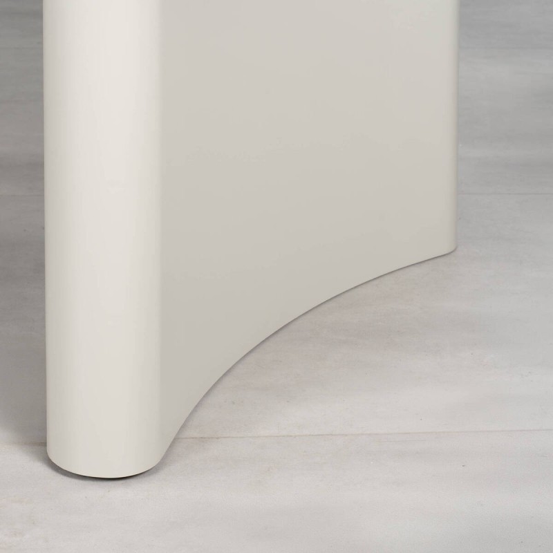 Mesa Comedor Exterior Cordelia Aluminio Gris Seda | Muebles Benítez