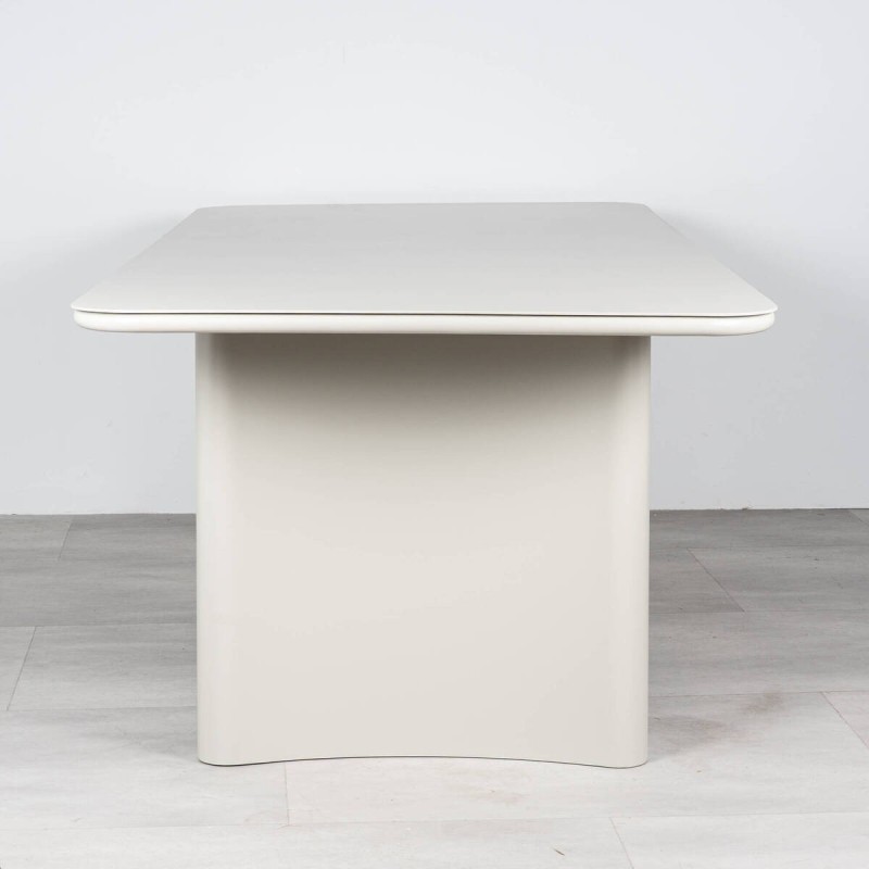 Mesa Comedor Exterior Cordelia Aluminio Gris Seda | Muebles Benítez