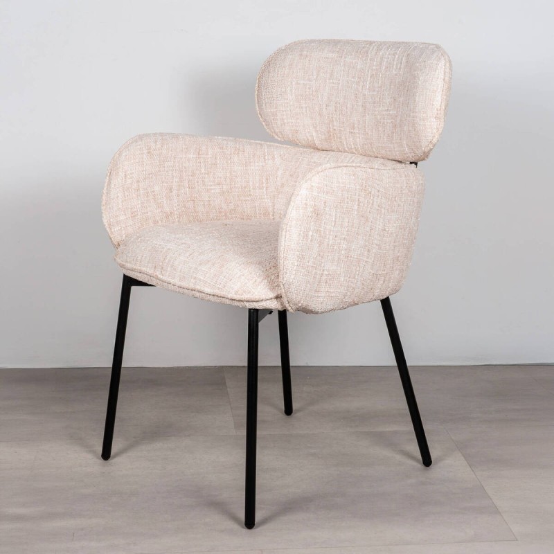 Silla Comedor Avon Beige Respaldo Curvo | Muebles Benítez