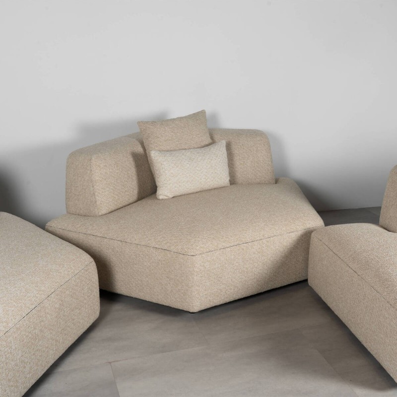 Sofá modular rinconera Nuba beige 500 cm | Muebles Benítez