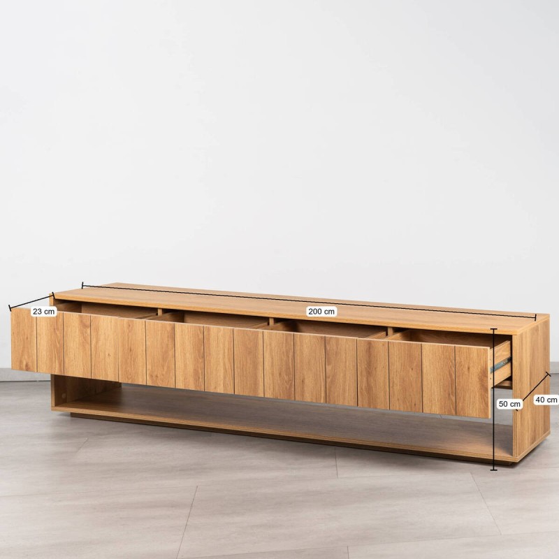 Mueble TV Vardar Roble | Muebles Benítez