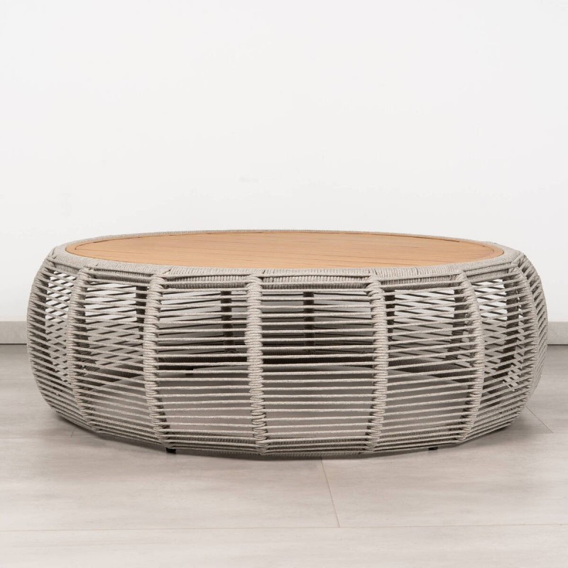 Mesa Nela exterior | Cuerda y Tablero Madera | Muebles a Benítez