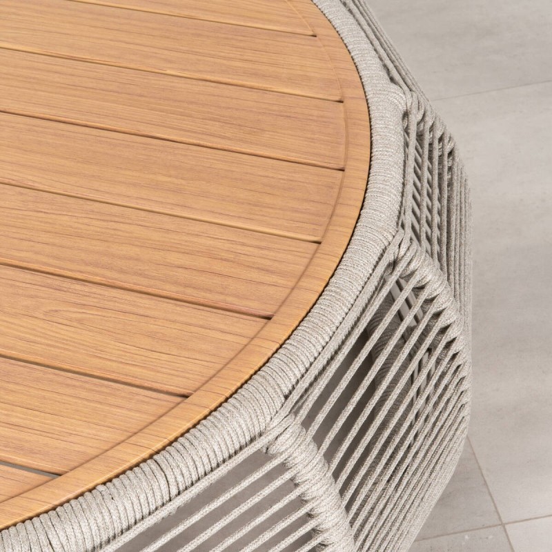 Mesa Nela exterior | Cuerda y Tablero Madera | Muebles a Benítez