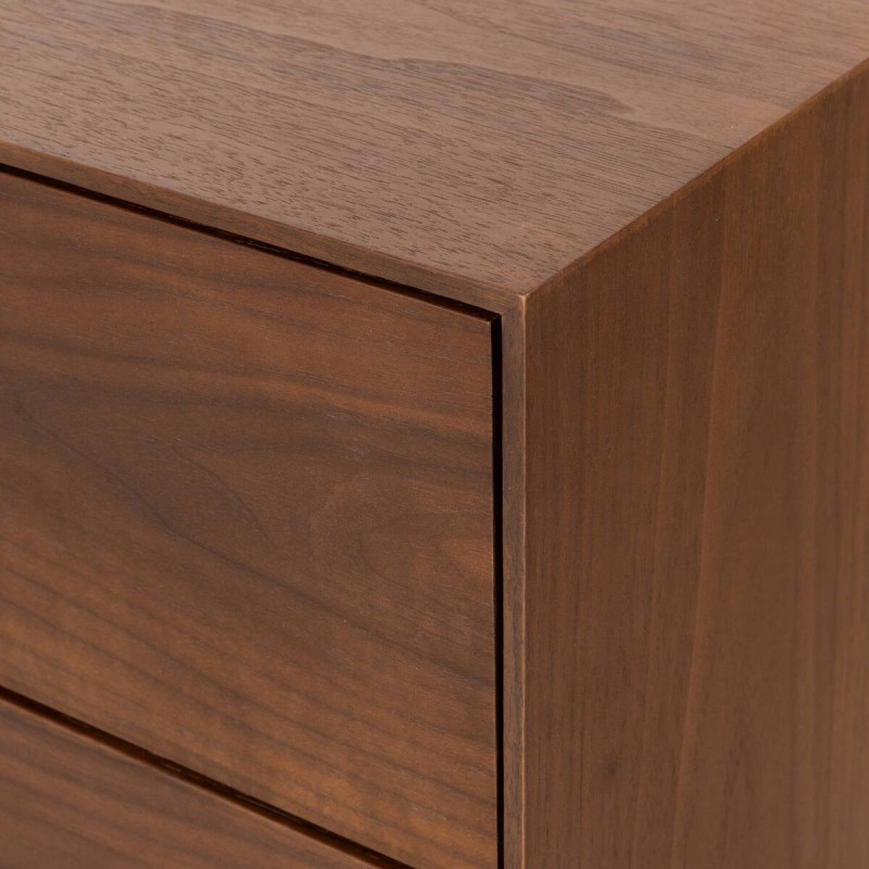 Mesita de Noche Frame Nogal | Muebles Benítez