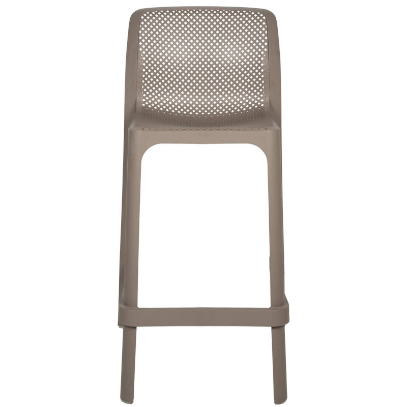 Taburete net mini gris tórtora 49x53x90cm