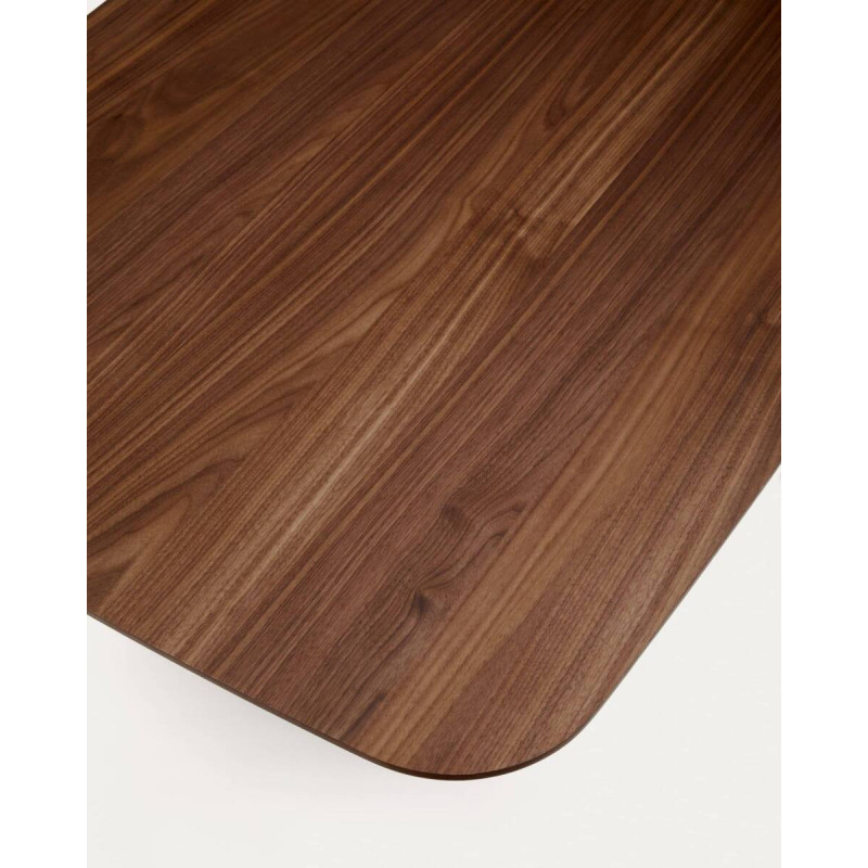 Mesa litto de chapa de nogal 200x100x75cm