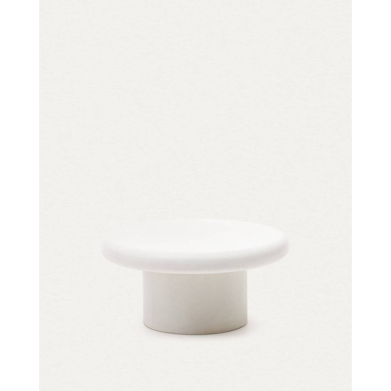 Mesa de centro addaia de cemento blanco 90cm