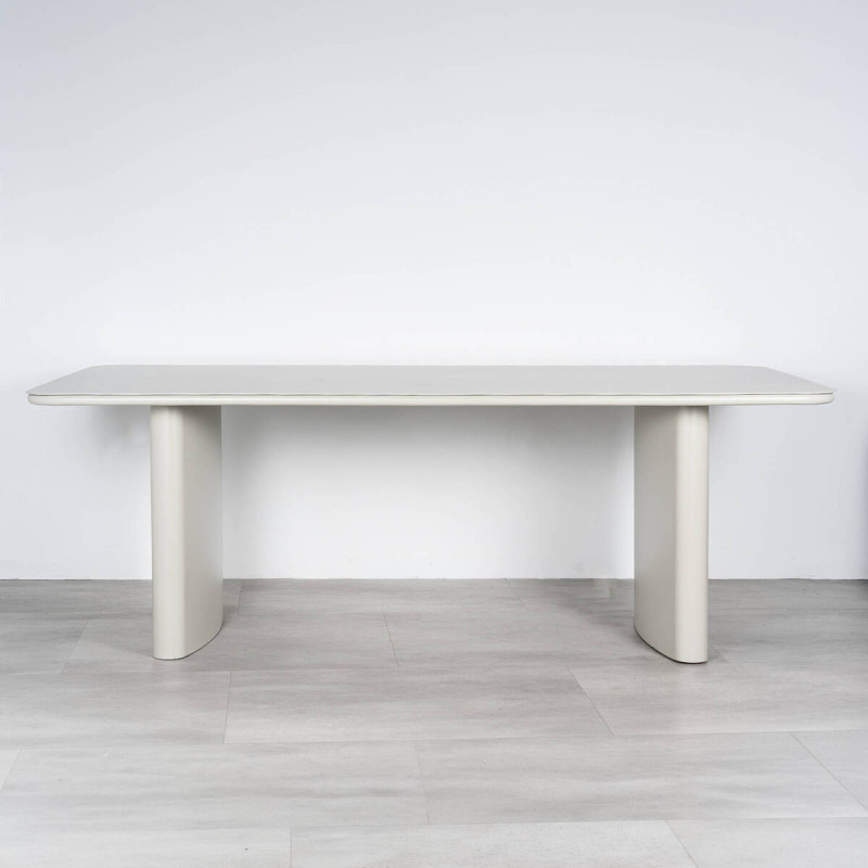 Mesa Comedor Exterior Cordelia Aluminio Gris Seda | Muebles Benítez