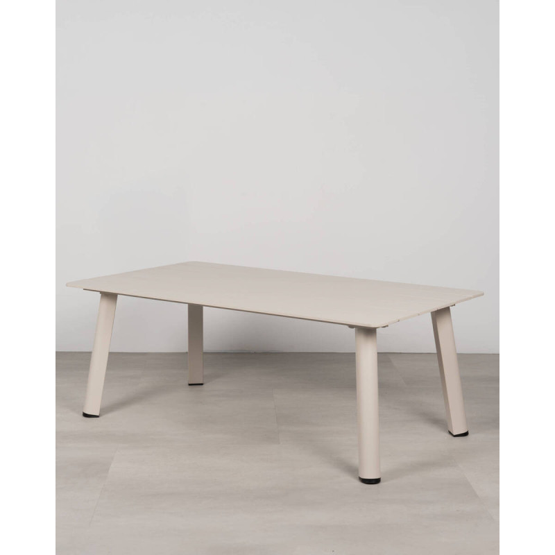 Mesa de centro aluminio rectangular Cata