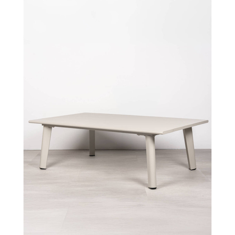 Mesa Tina – Centro aluminio rectangular | Muebles Benítez
