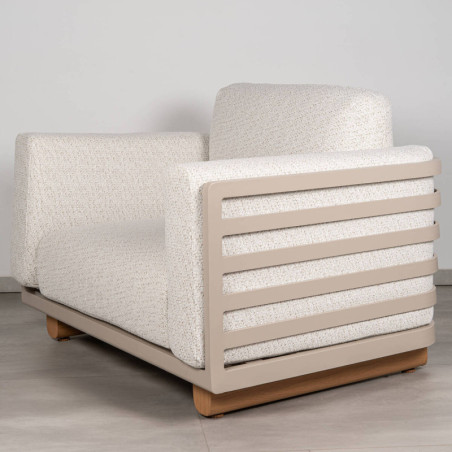 Sillón exterior Moka | Aluminio con Listones | Muebles a Benítez